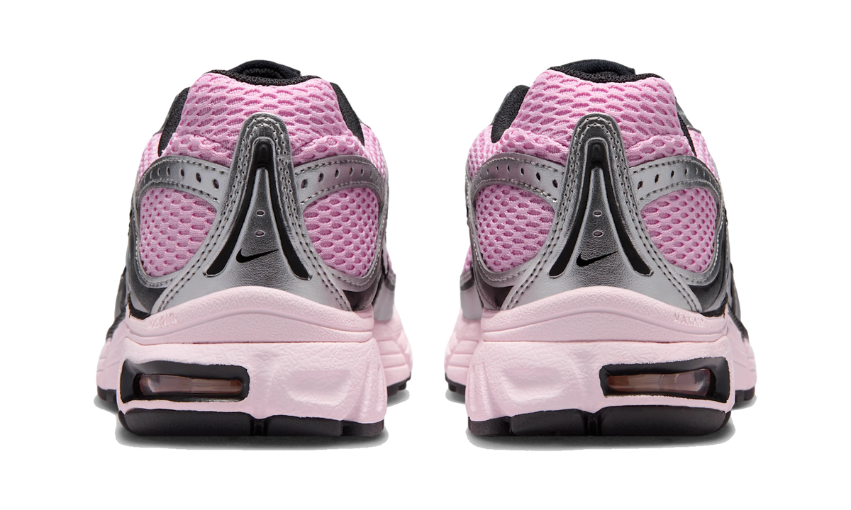 Nike Air Max Moto 2K shoes with reflective accents Pink Rise/Metallic Silver/Black/Pearl Pink