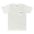 Chrome Hearts Made In Hollywood Pocket T-Shirt White/Pink