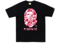 BAPE ABC Camo T-Shirt Black Pink