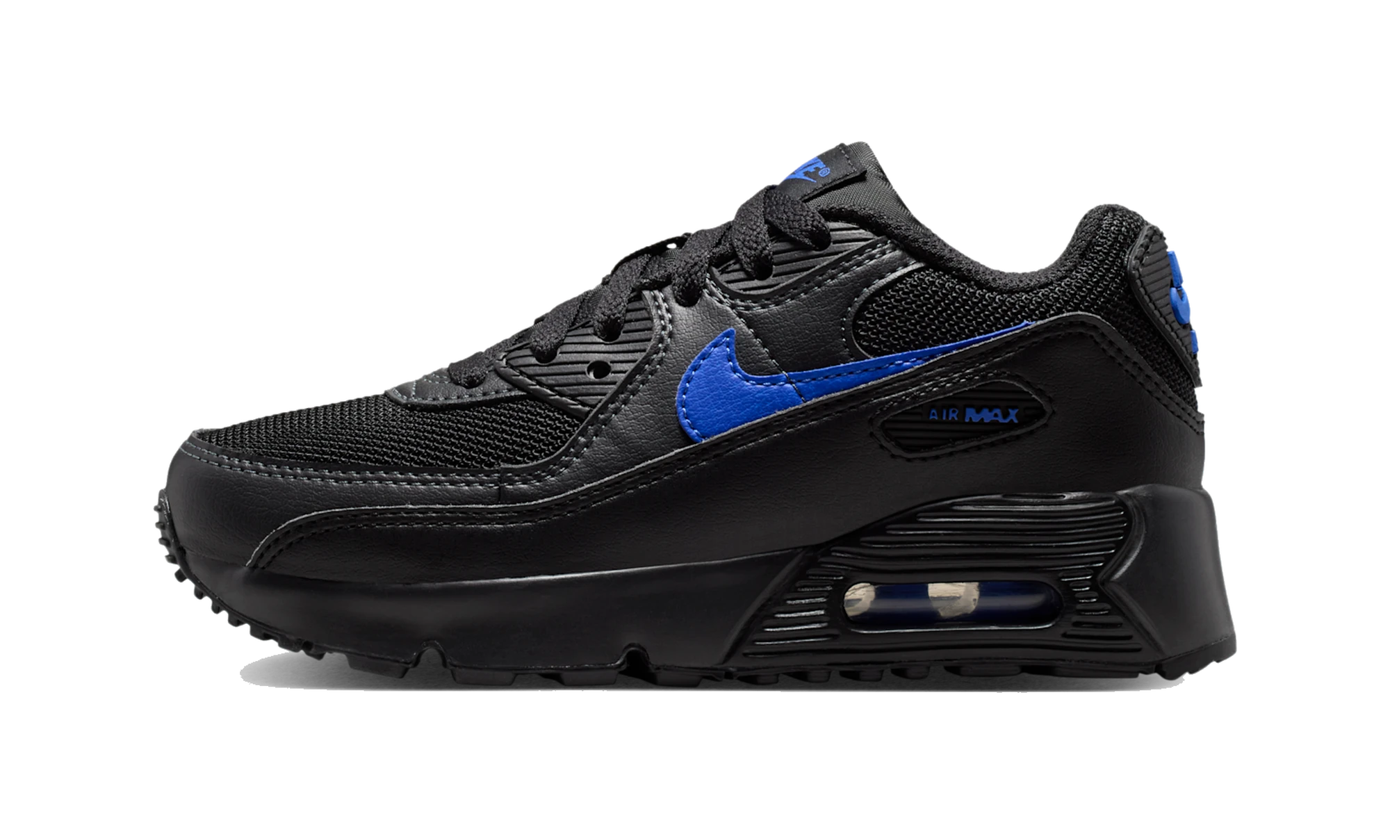 Nike Air Max 90 Black/Dark Smoke Grey/Racer Blue