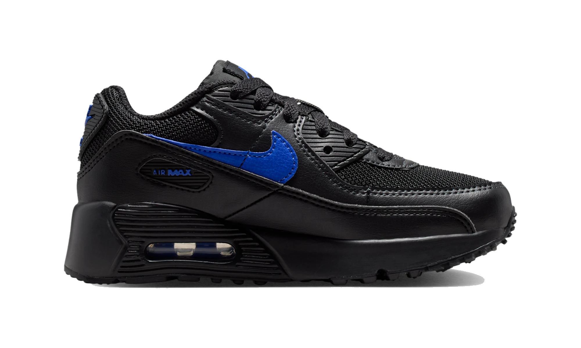 Nike Air Max 90 Black/Dark Smoke Grey/Racer Blue