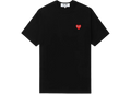 Comme des Garcons PLAY Logo T-Shirt Black/Red