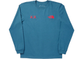 KAWS x The North Face L/S T-Shirt Mallard Blue