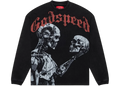 Godspeed Mankind vs AI L/S T-shirt Black Wash