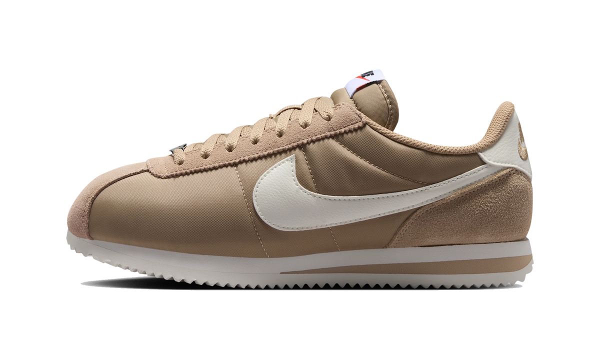 Nike Cortez Textile British Khaki/Black/Safety Orange/Sail