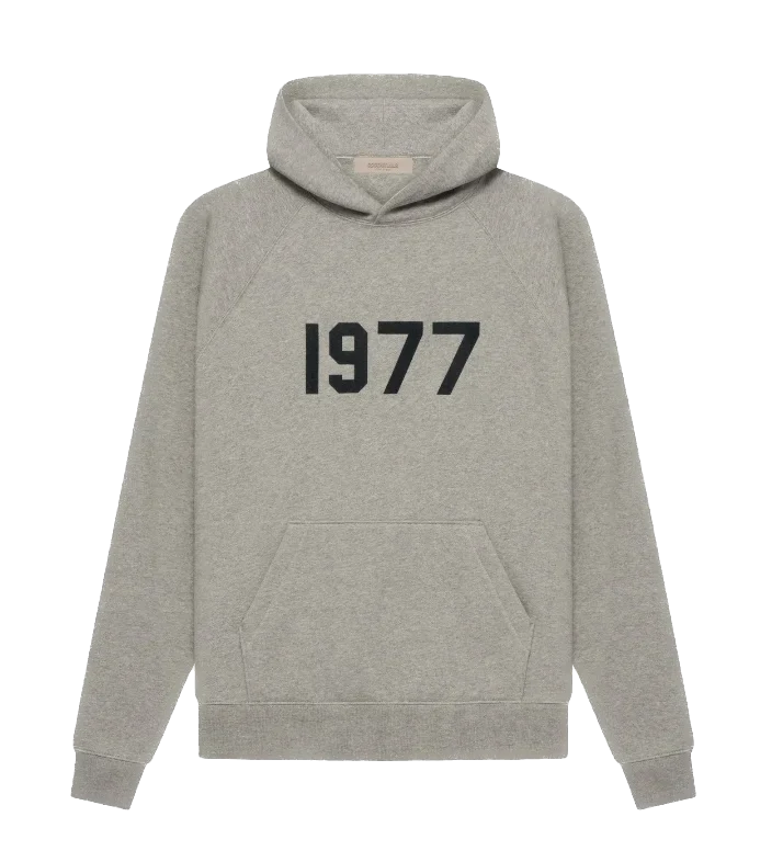 1977 dark oatmeal essentials hoodie