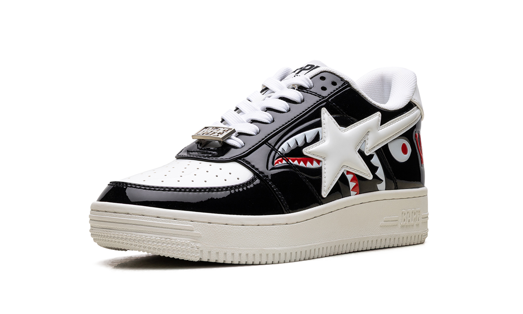 A Bathing Ape Bape Sta Low Color Block Shark Black