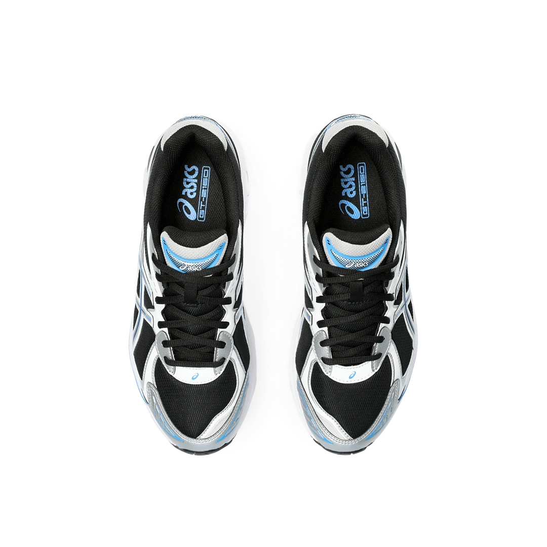 ASICS GT-2160 Black Pure Silver Bright Blue, Black/Pure Silver (1203A320-004)