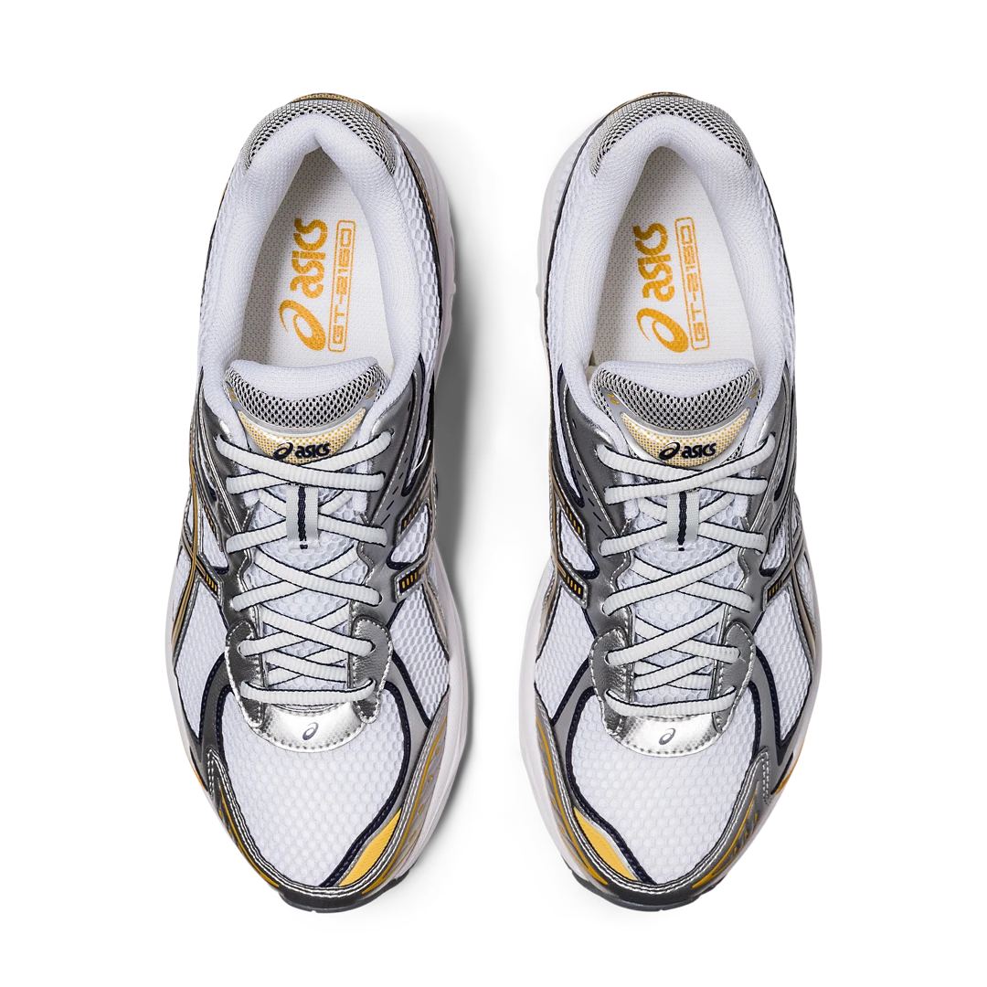 ASICS GT-2160 White Pure Silver Gold, White/Pure Silver (1203A275-102)