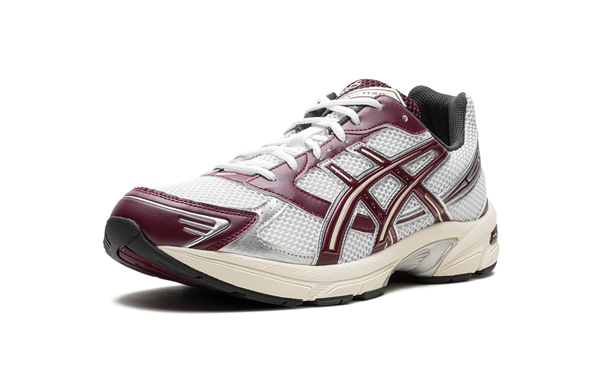 ASICS Gel-1130 White Maroon Banner