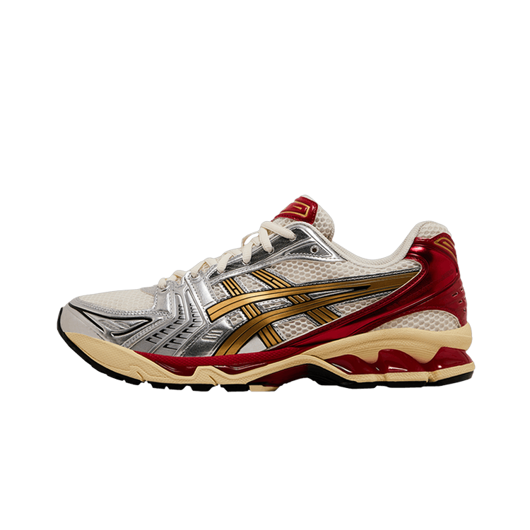 ASICS Gel-Kayano 14 Sneaker Politics Just Say No, Cream/Pure Gold (1203A692-100)