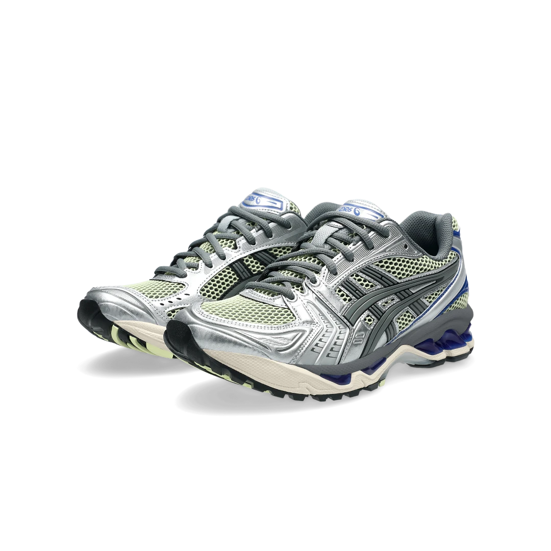 ASICS Gel-Kayano 14 Soft Yellow Asics Blue