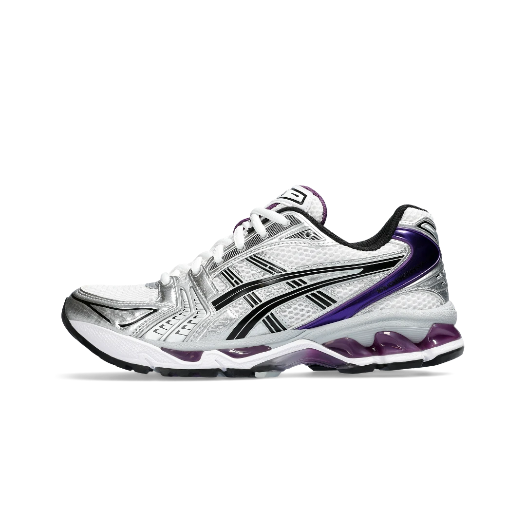 ASICS Gel-Kayano 14 White Dark Grape, White/Dark Grape (1202A056-111)
