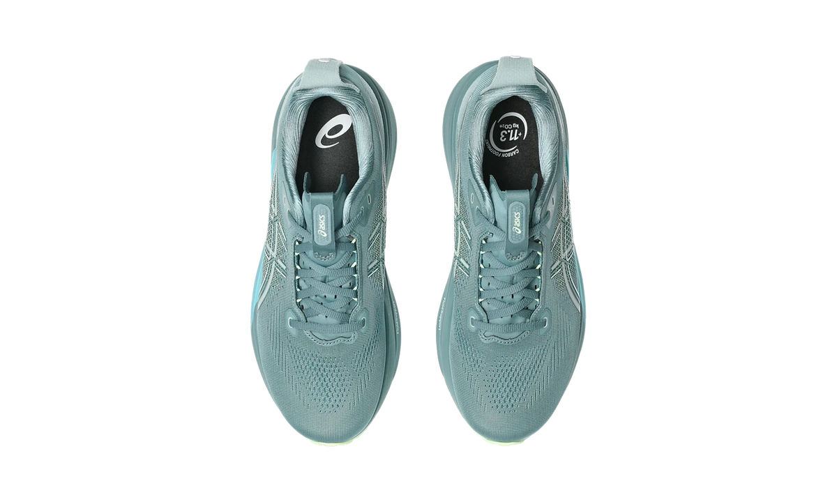 ASICS Gel-Kayano 33 Foggy Teal Illuminate Yellow