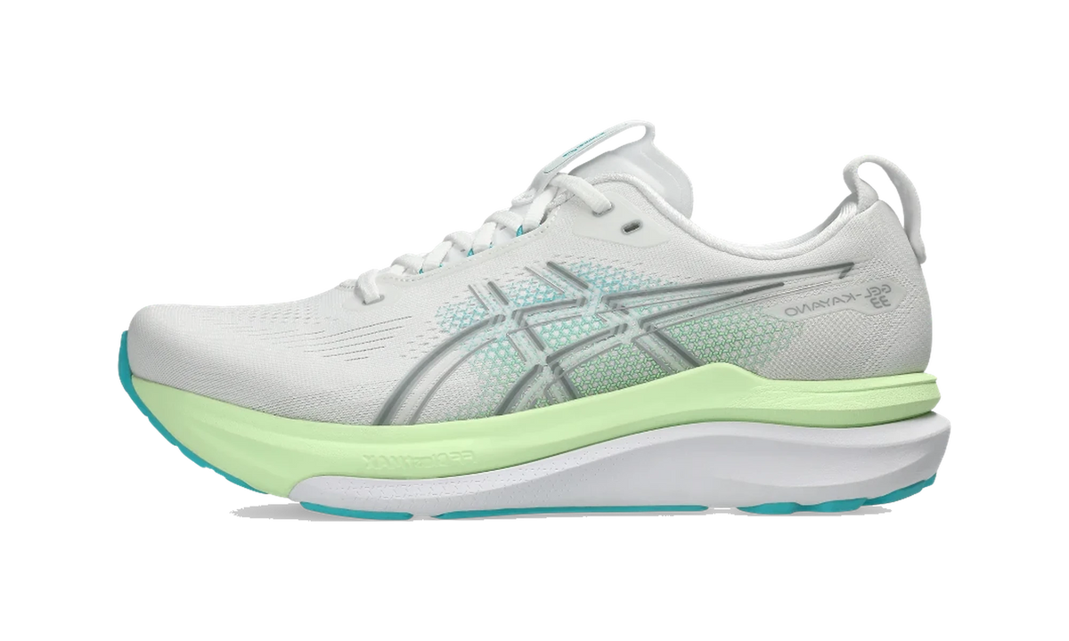 ASICS Gel-Kayano 33 White Energy Aqua