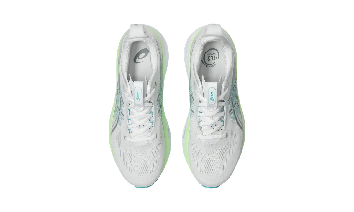 ASICS Gel-Kayano 33 White Energy Aqua