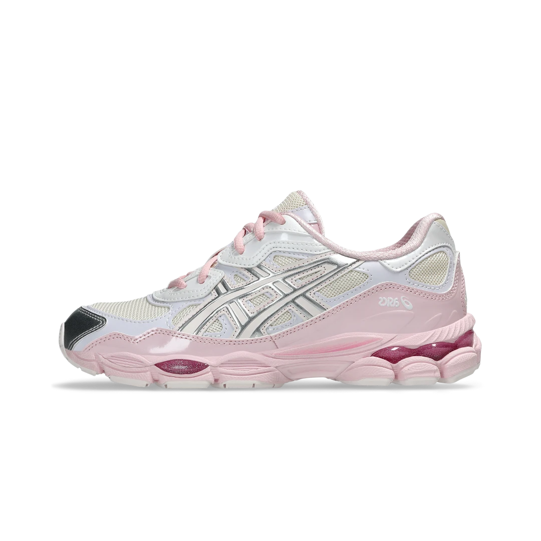 ASICS Gel-NYC Kicki Yang Zhang Pink Cream Pure Silver, Cream/Pure Silver (1203A571-100)