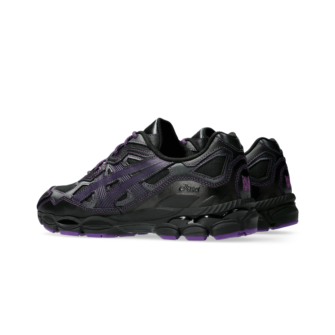 ASICS Gel-NYC Needles Black Purple, Black/Black (1201B008-001)