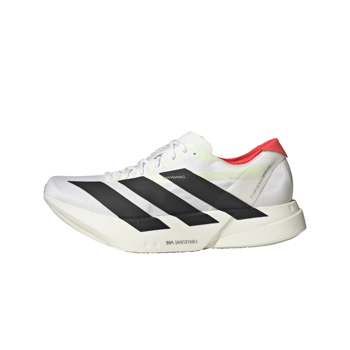 Adidas Adizero Adios Pro 4 White Black, Cloud White/Core Black/Silver Metallic (JR1094)