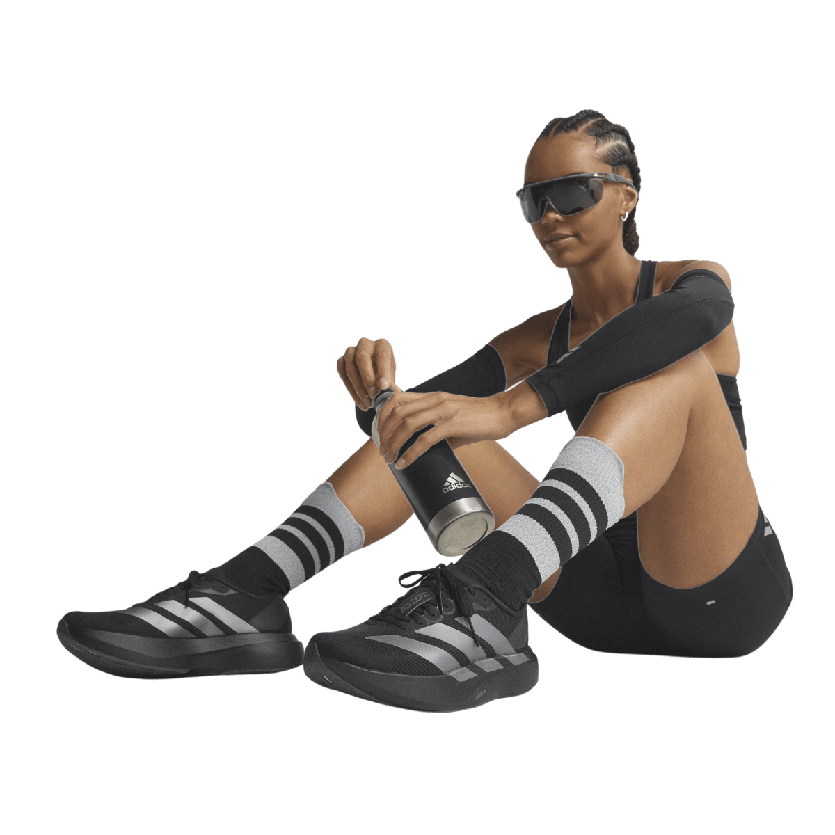 Adidas Adizero Evo SL Core Black Iron Metallic