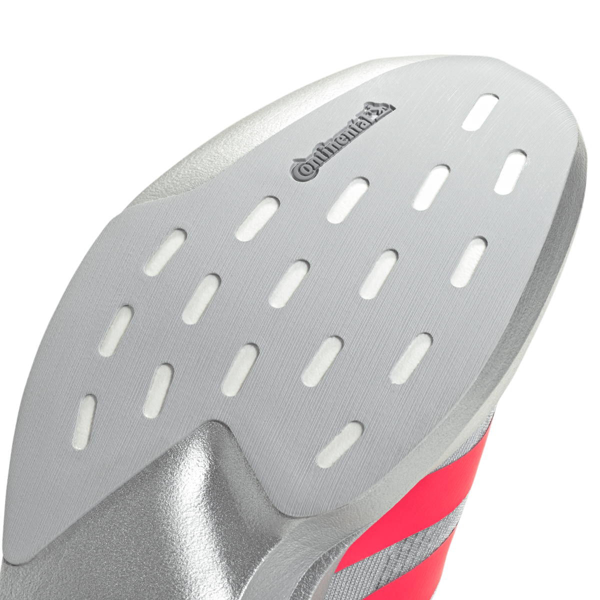 Adidas Adizero Evo SL Silver Metallic Lucid Red