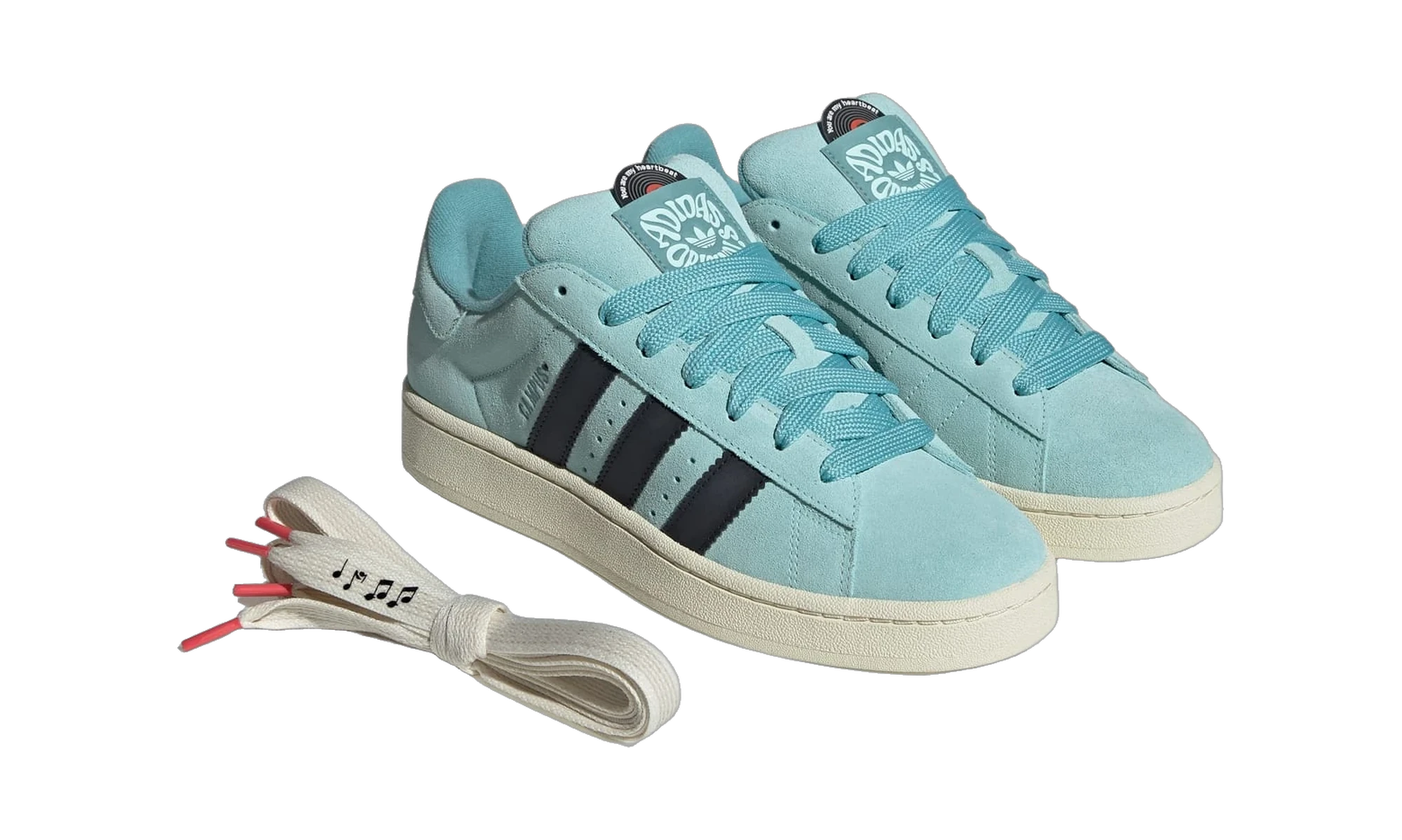 Adidas Campus 00s Core Black Semi Flash Aqua