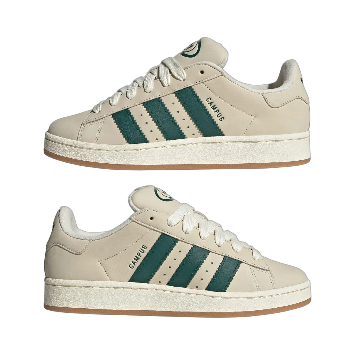 Adidas Campus 00s Cream White Collegiate Green