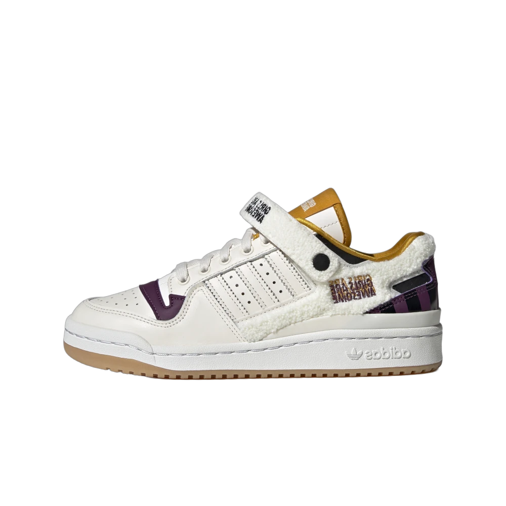 Adidas Forum Low Girls Are Awesome White, Chalk White/Core Black/Purple Beauty (GY2680)