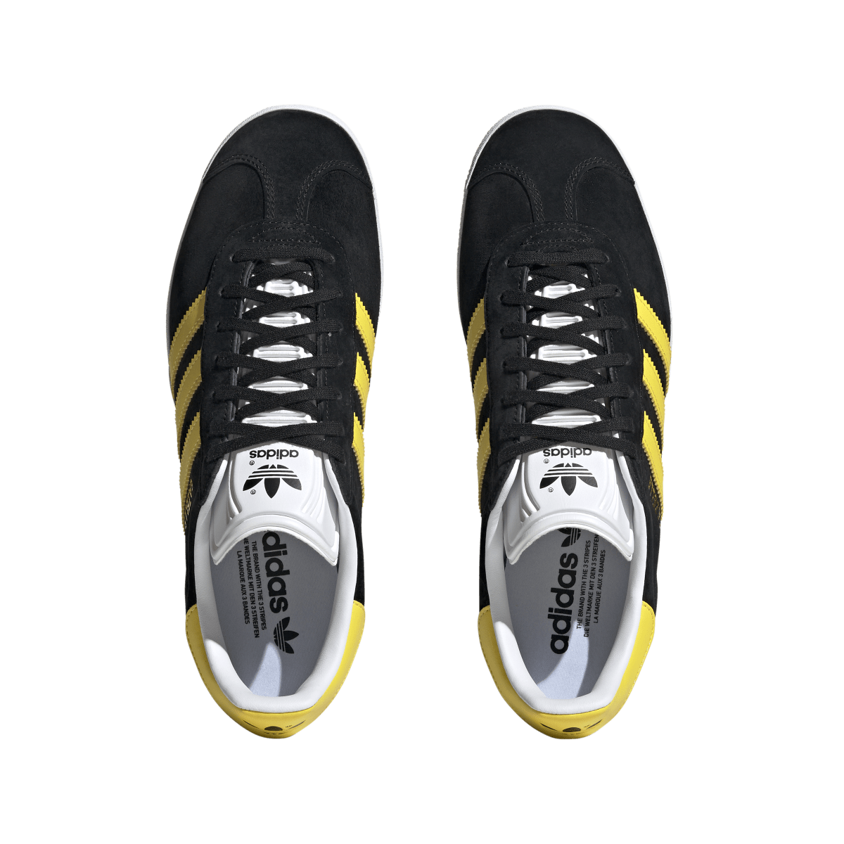 Adidas Gazelle Black Impact Yellow
