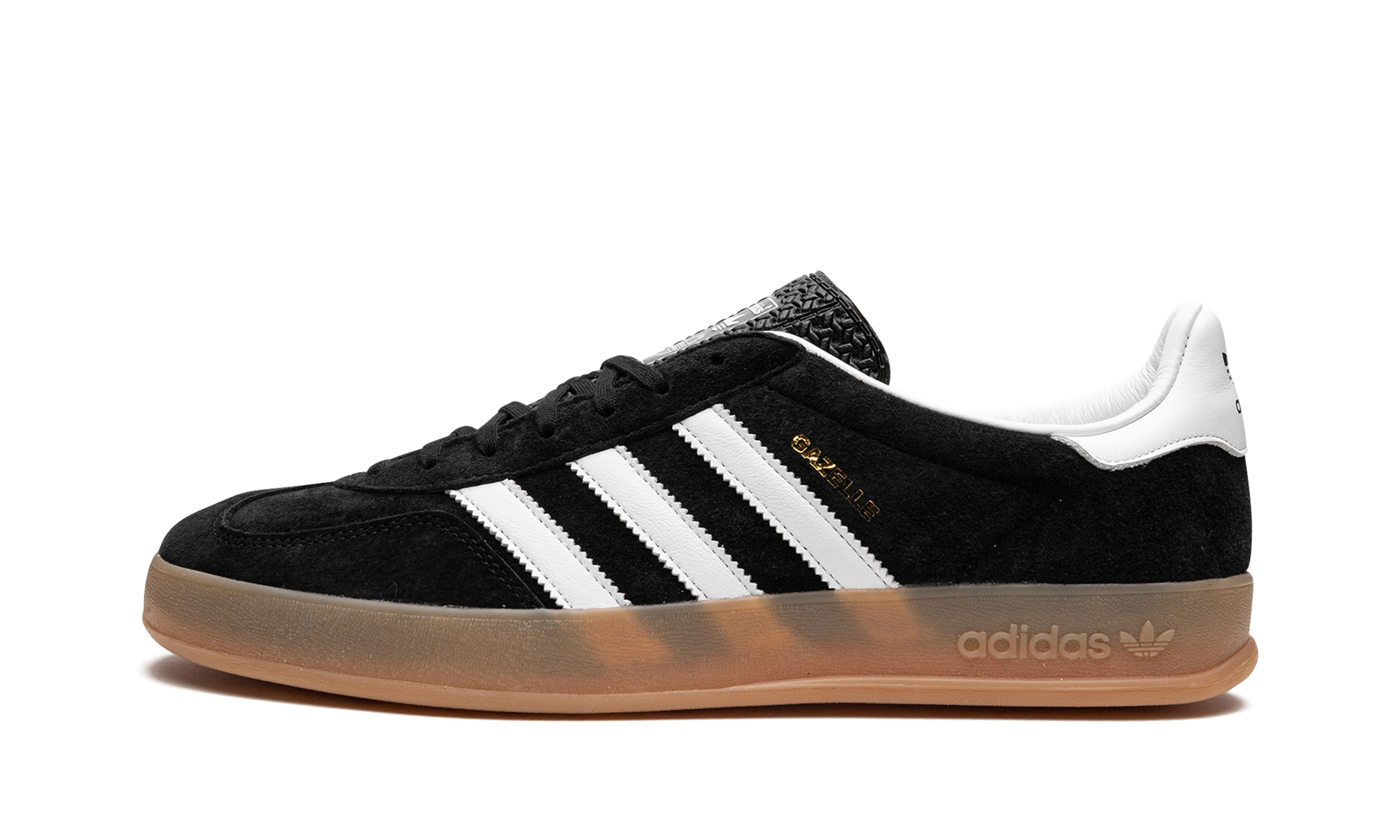 Adidas Gazelle Black White Gum