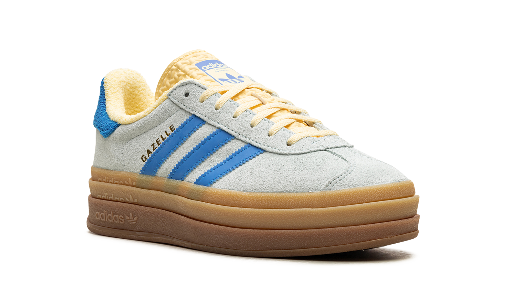 Adidas Gazelle Bold Almost Blue Yellow