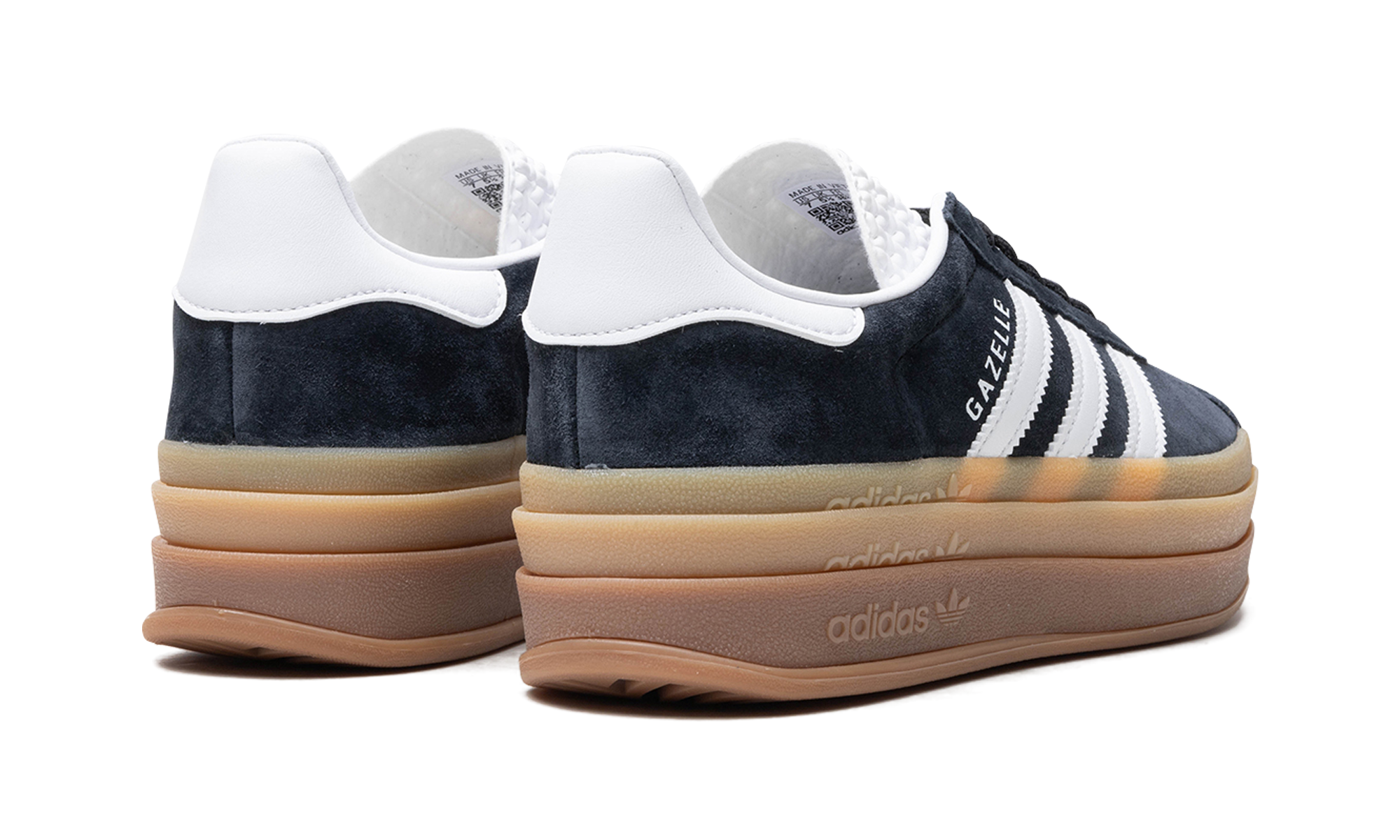 Adidas Gazelle Bold Black White Gum