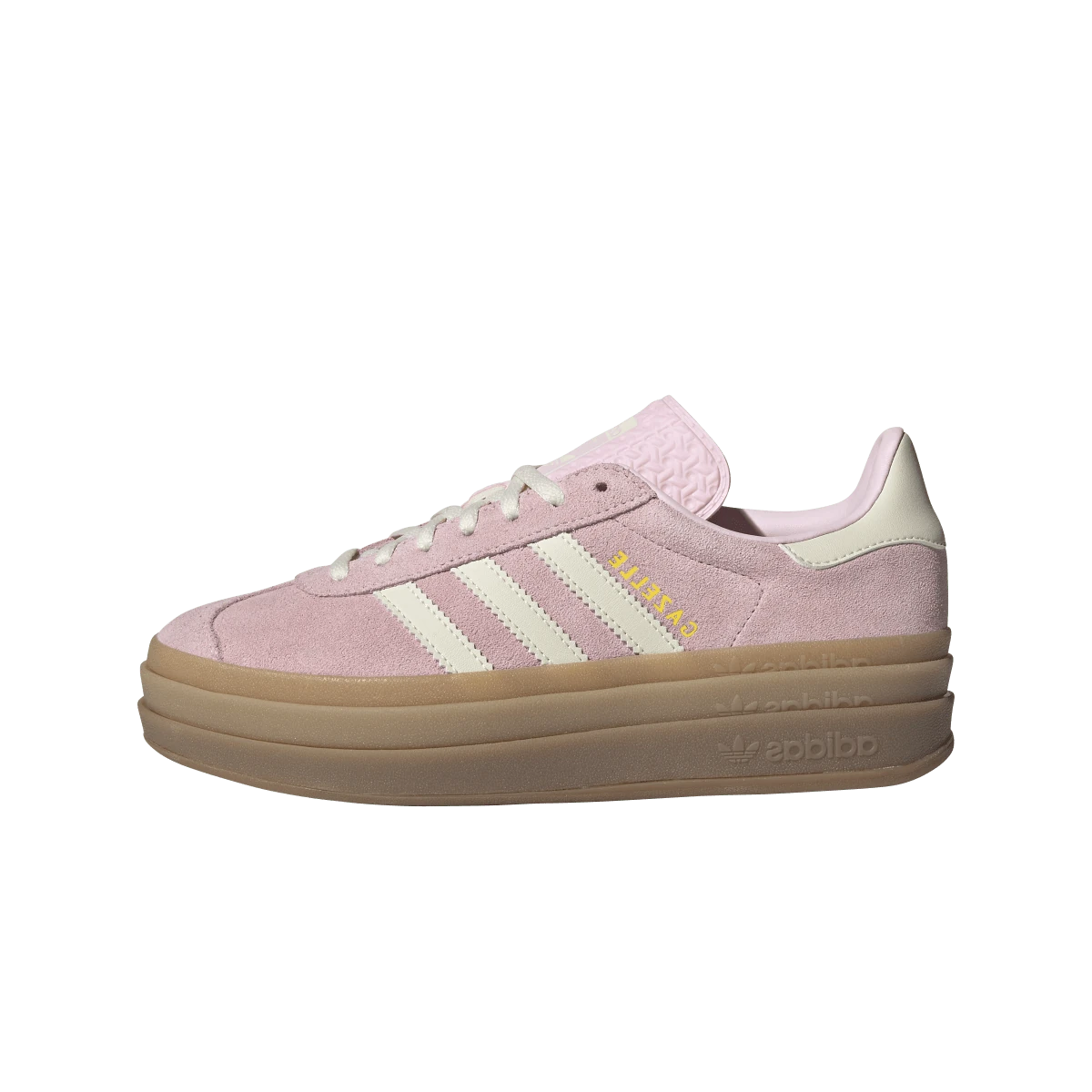 Adidas Gazelle Bold Clear Pink Cream White, Clear Pink /Cream White/Gold Metallic (JQ7777)