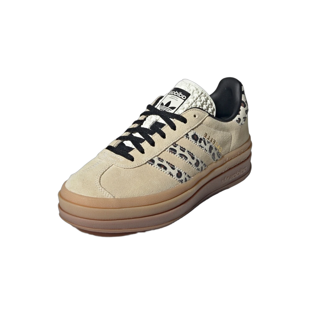 Adidas Gazelle Bold Cream Black Leopard - Sneak