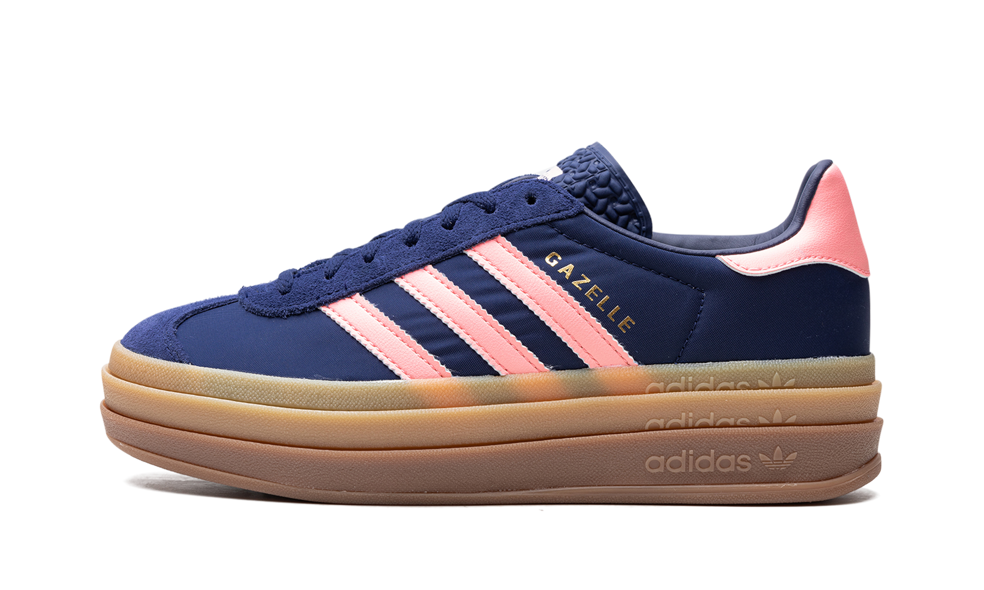 Adidas Gazelle Bold Dark Blue Pink Spark