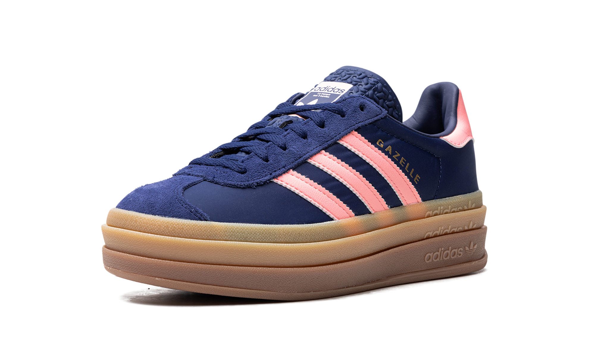 Adidas Gazelle Bold Dark Blue Pink Spark