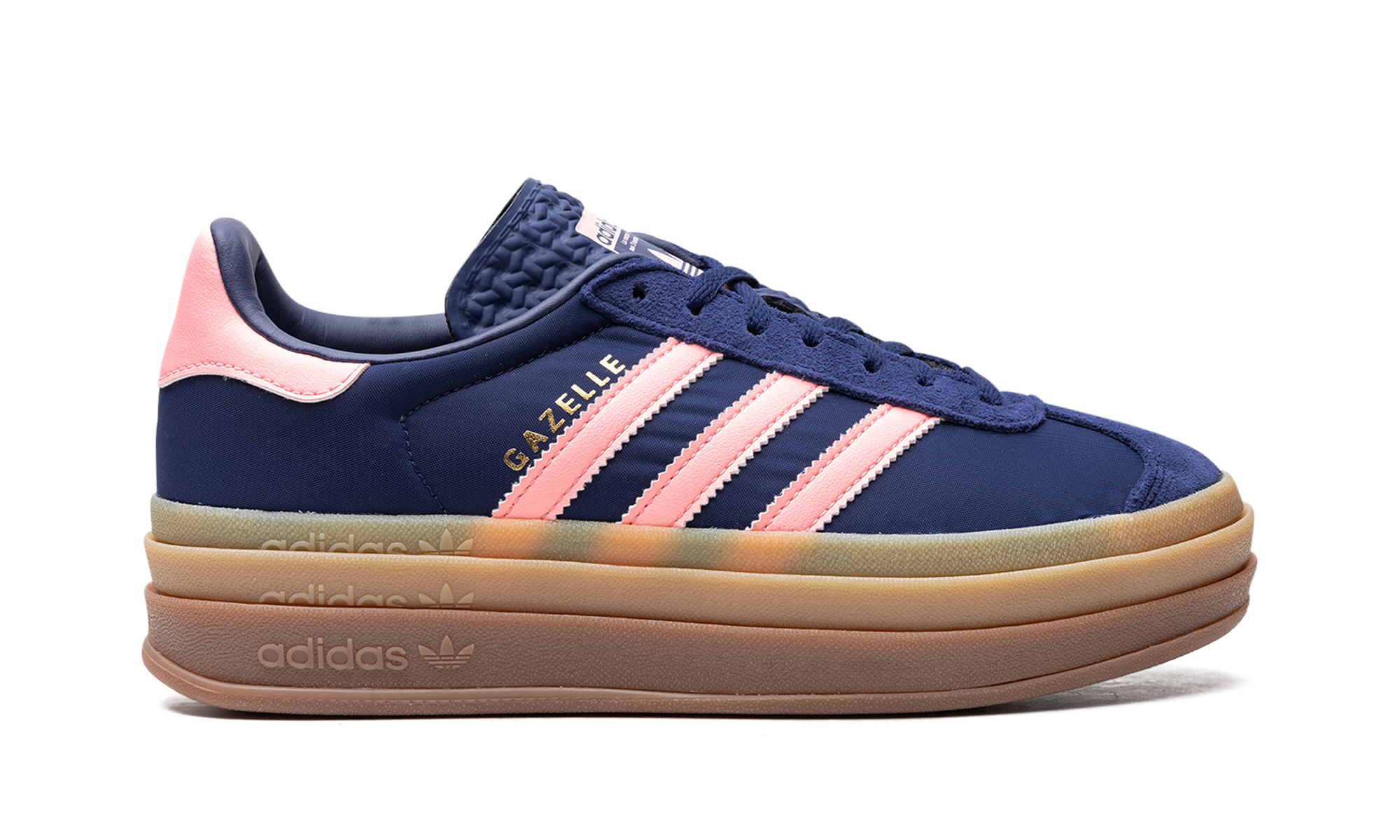 Adidas Gazelle Bold Dark Blue Pink Spark