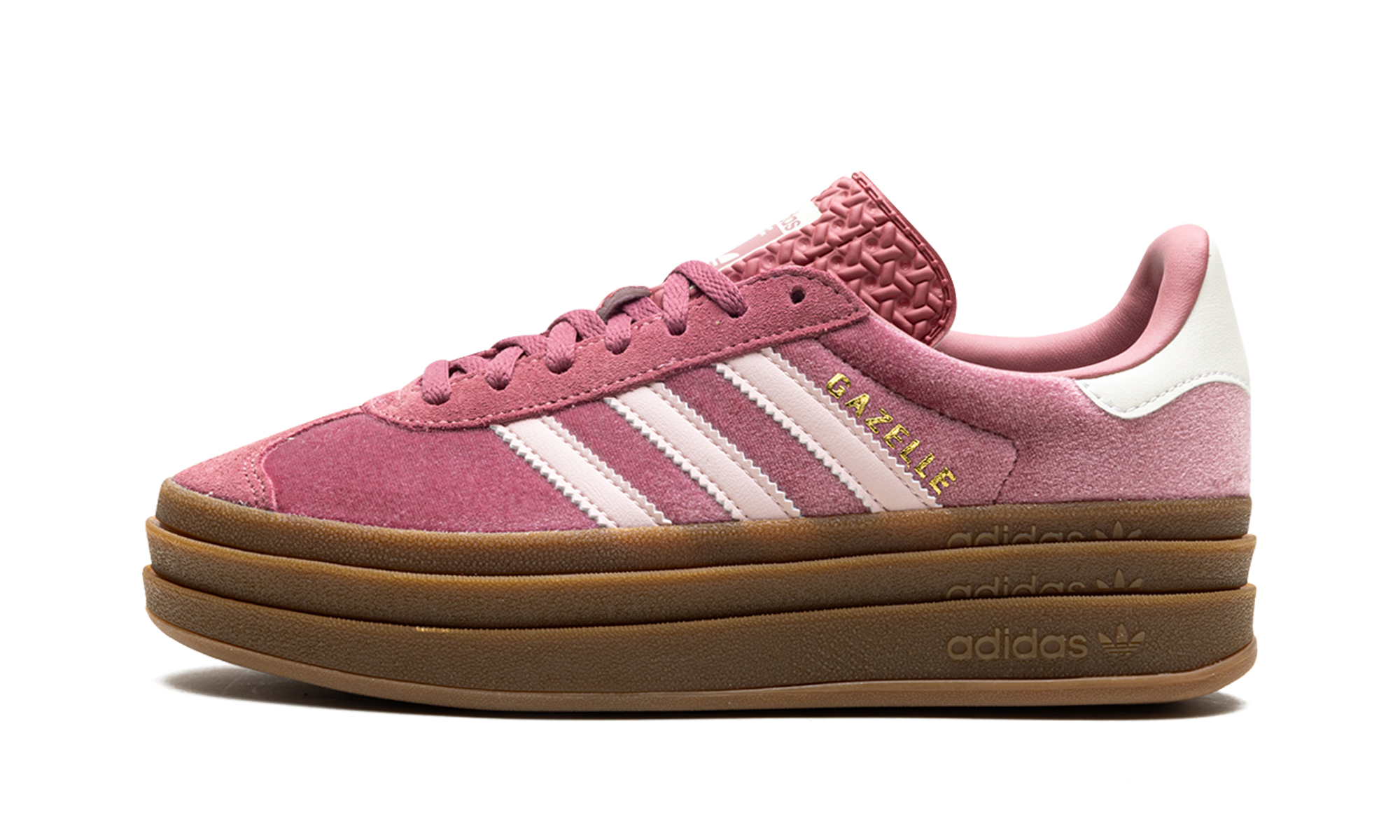 Adidas Gazelle Bold Sandy Pink Velvet