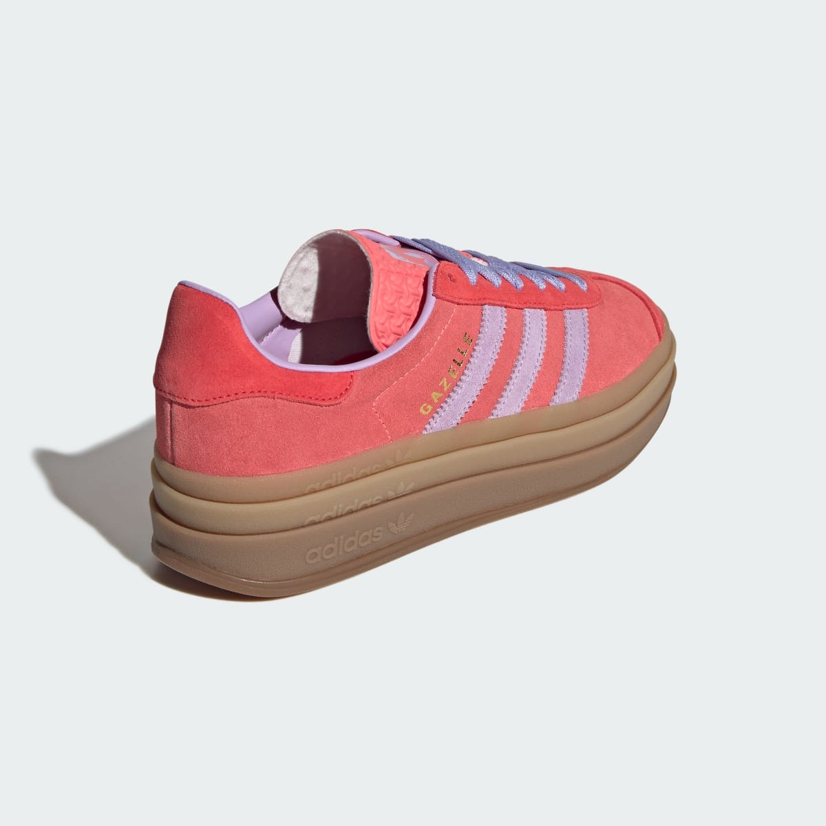 Adidas Gazelle Bold Semi Flash Red Powder Plum