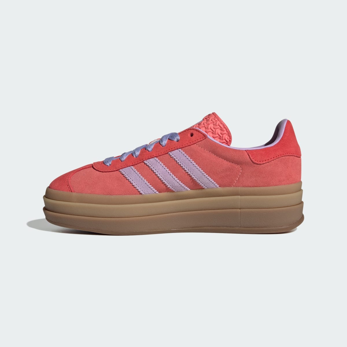 Adidas Gazelle Bold Semi Flash Red Powder Plum