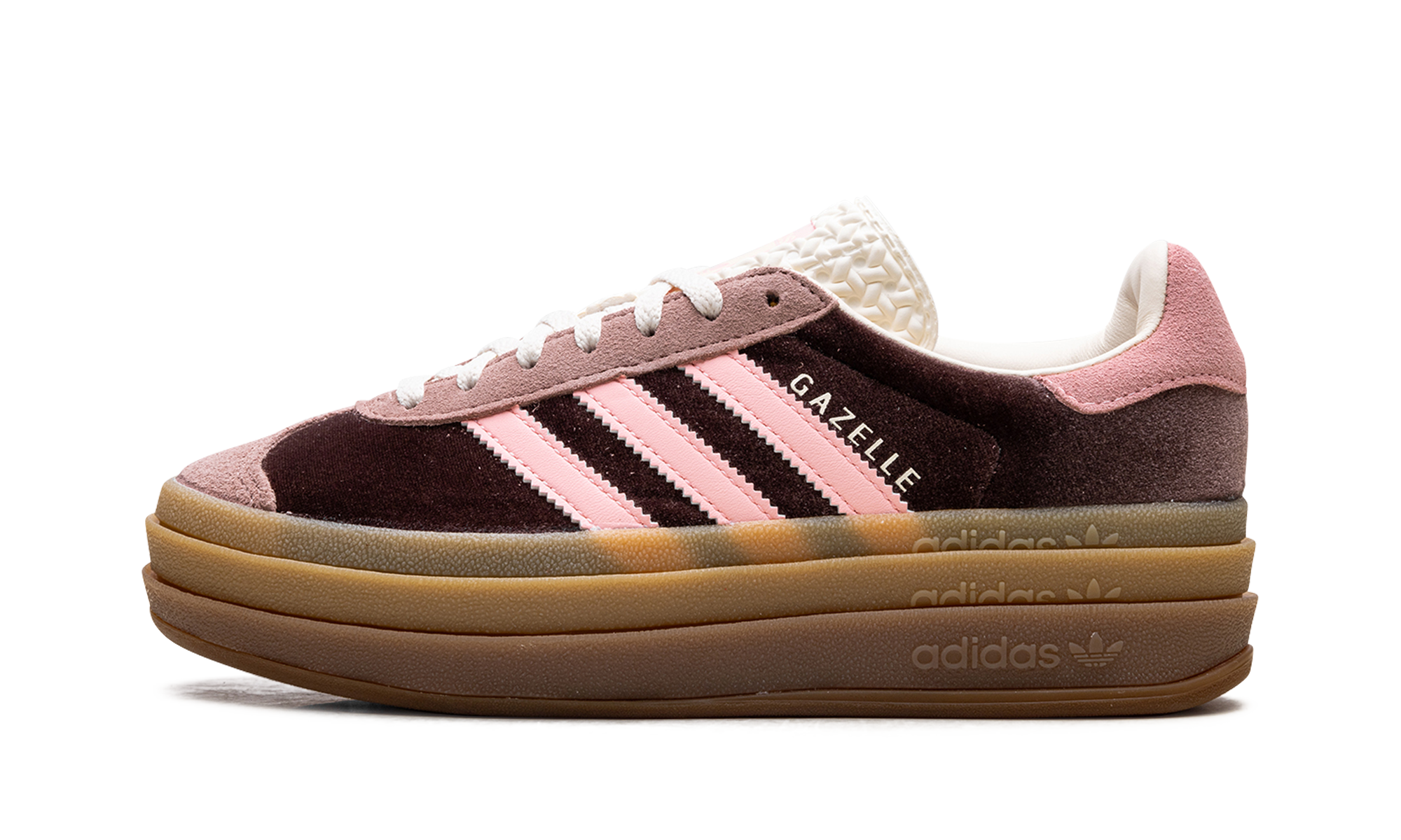 Adidas Gazelle Bold Shadow Brown Warm Clay Glow Pink