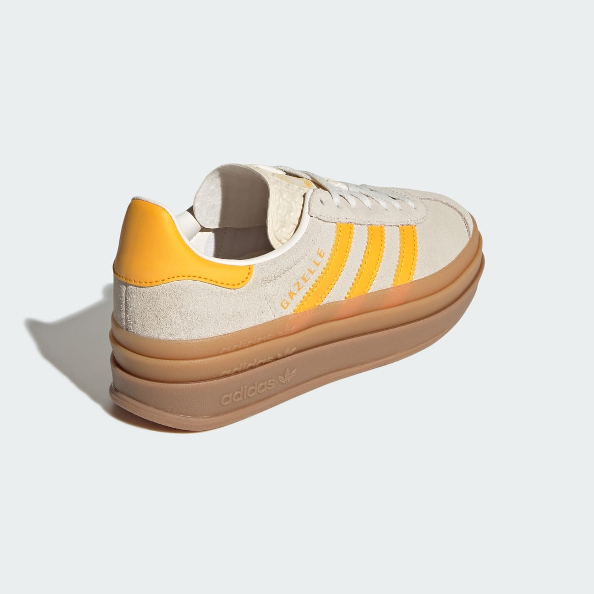 Adidas Gazelle Bold Wonder White Crew Yellow