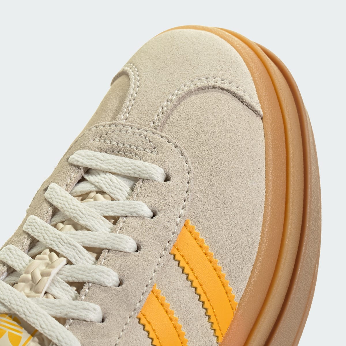 Adidas Gazelle Bold Wonder White Crew Yellow