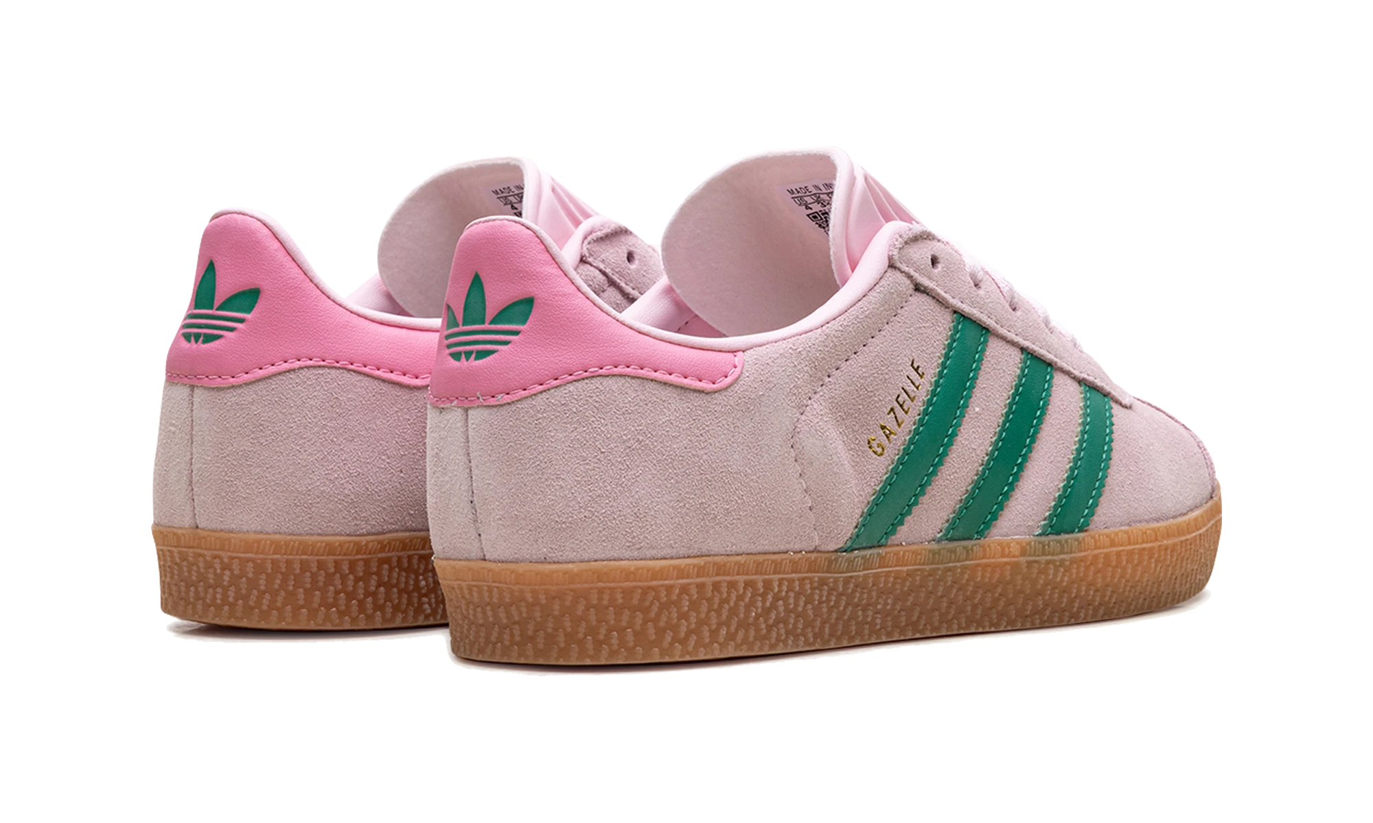 Adidas Gazelle Clear Pink Court Green