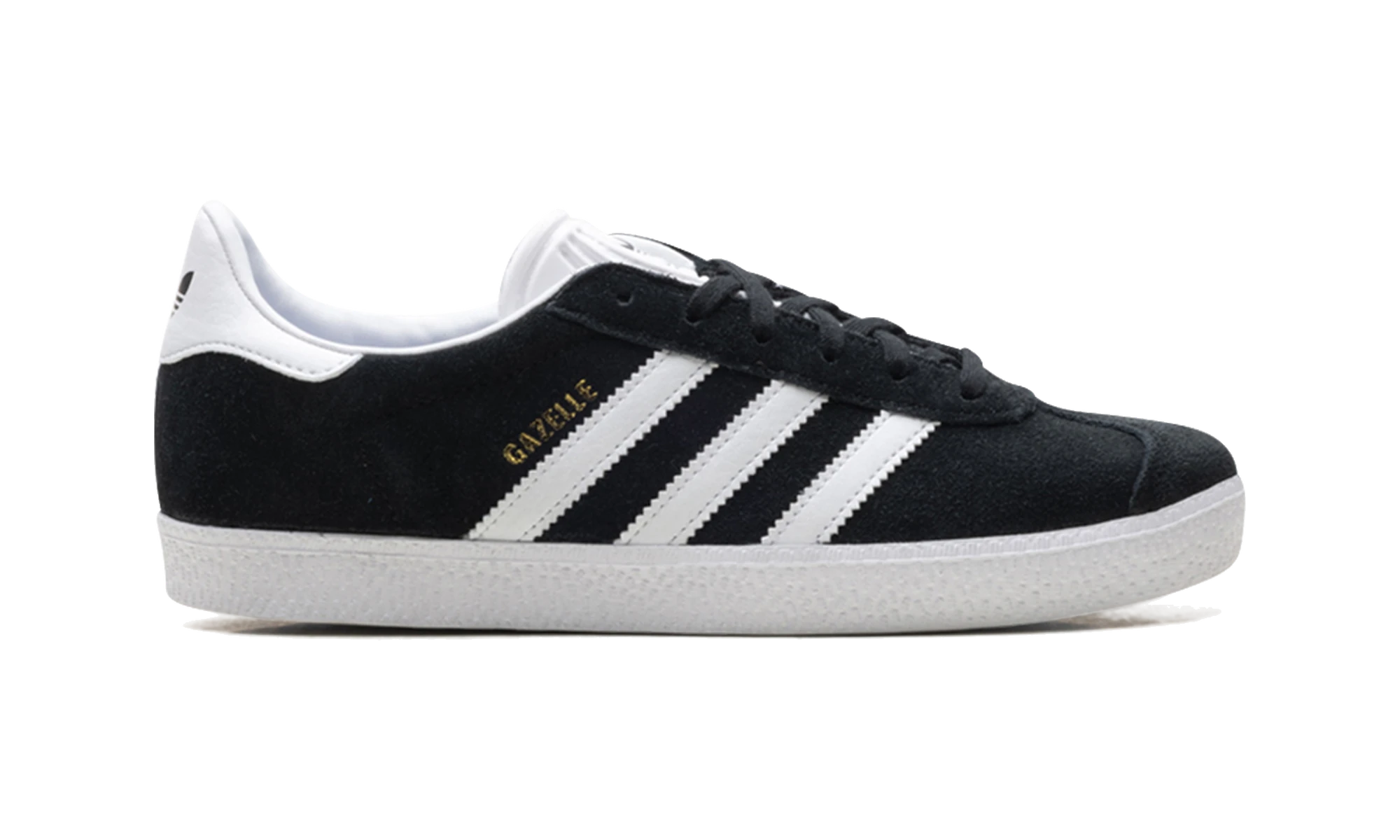 Adidas Gazelle Core Black Cloud White Gold Metallic