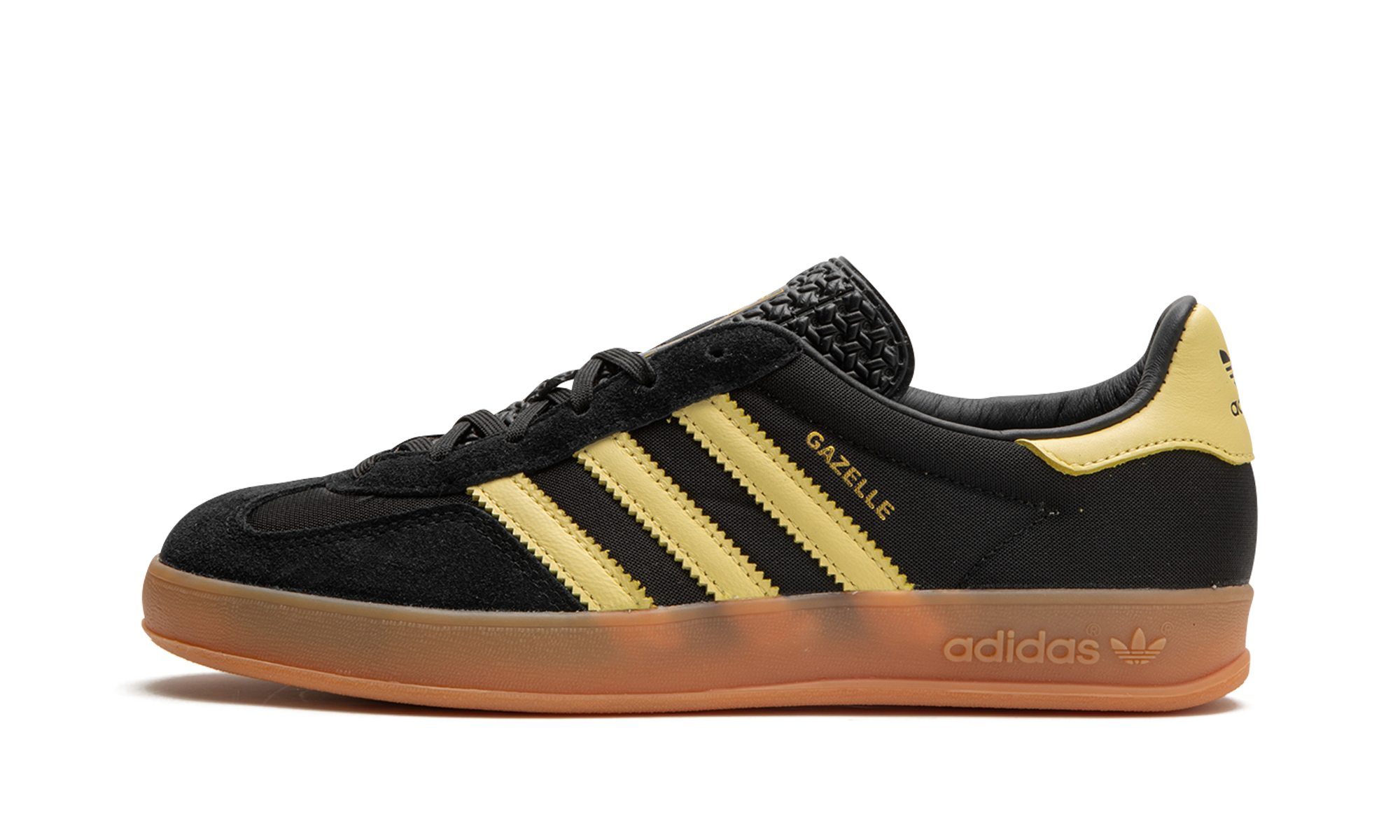 Adidas Gazelle Indoor Black Almost Yellow Gum