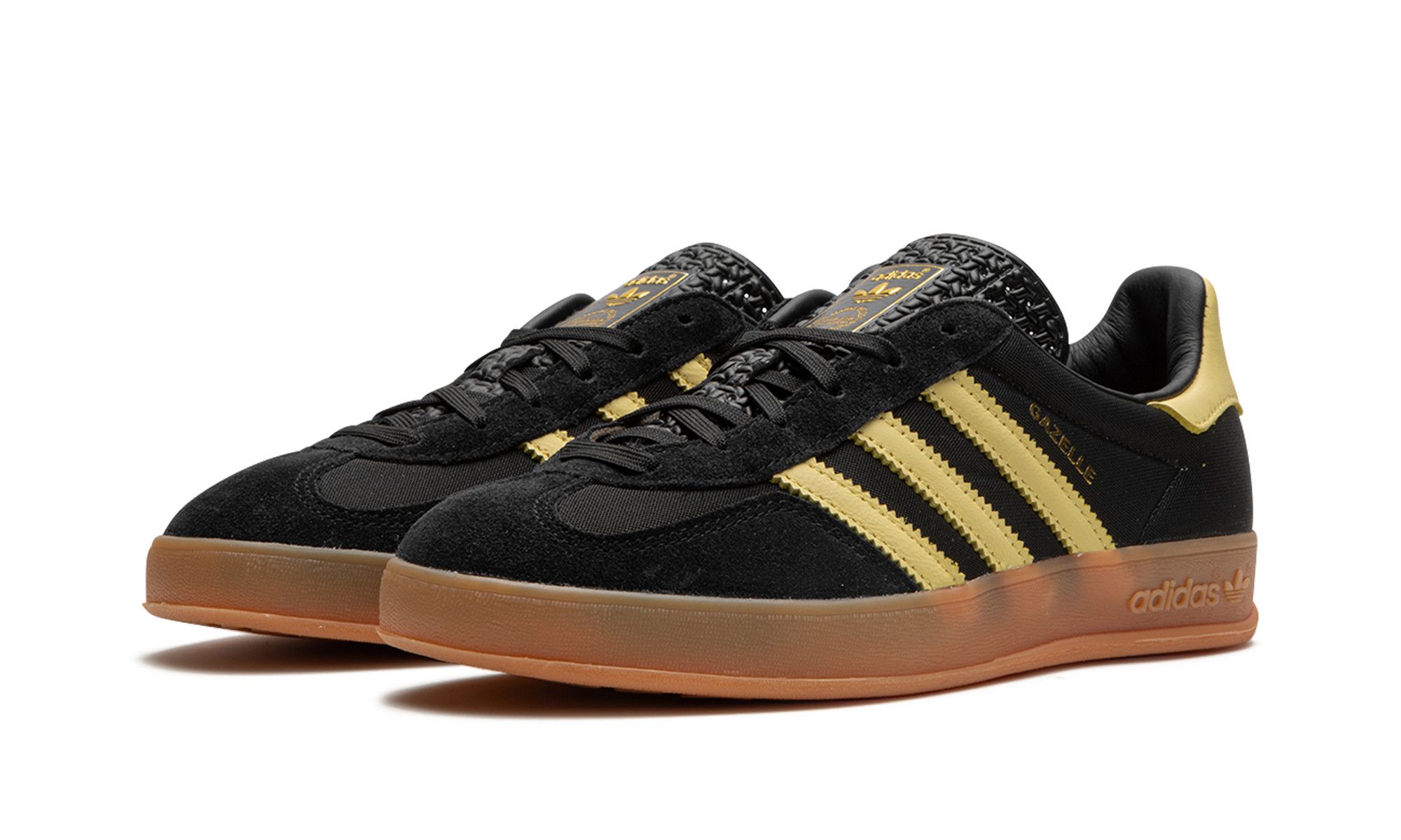 Adidas Gazelle Indoor Black Almost Yellow Gum