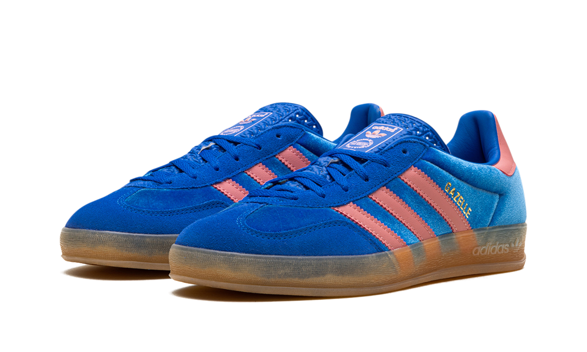 Adidas Gazelle Indoor Blue Semi Pink Spark