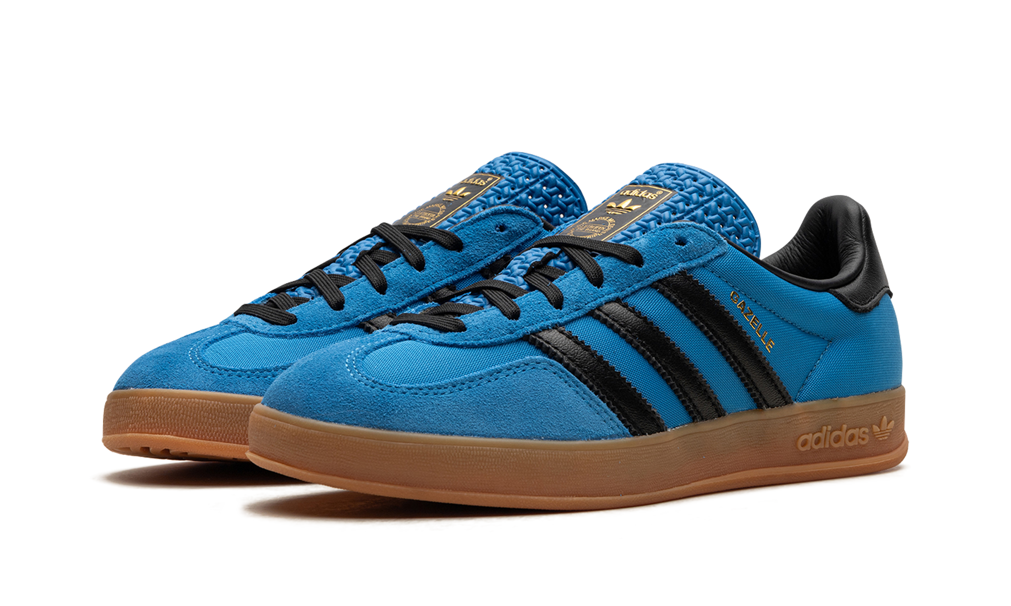Adidas Gazelle Indoor Bright Blue Black Gum