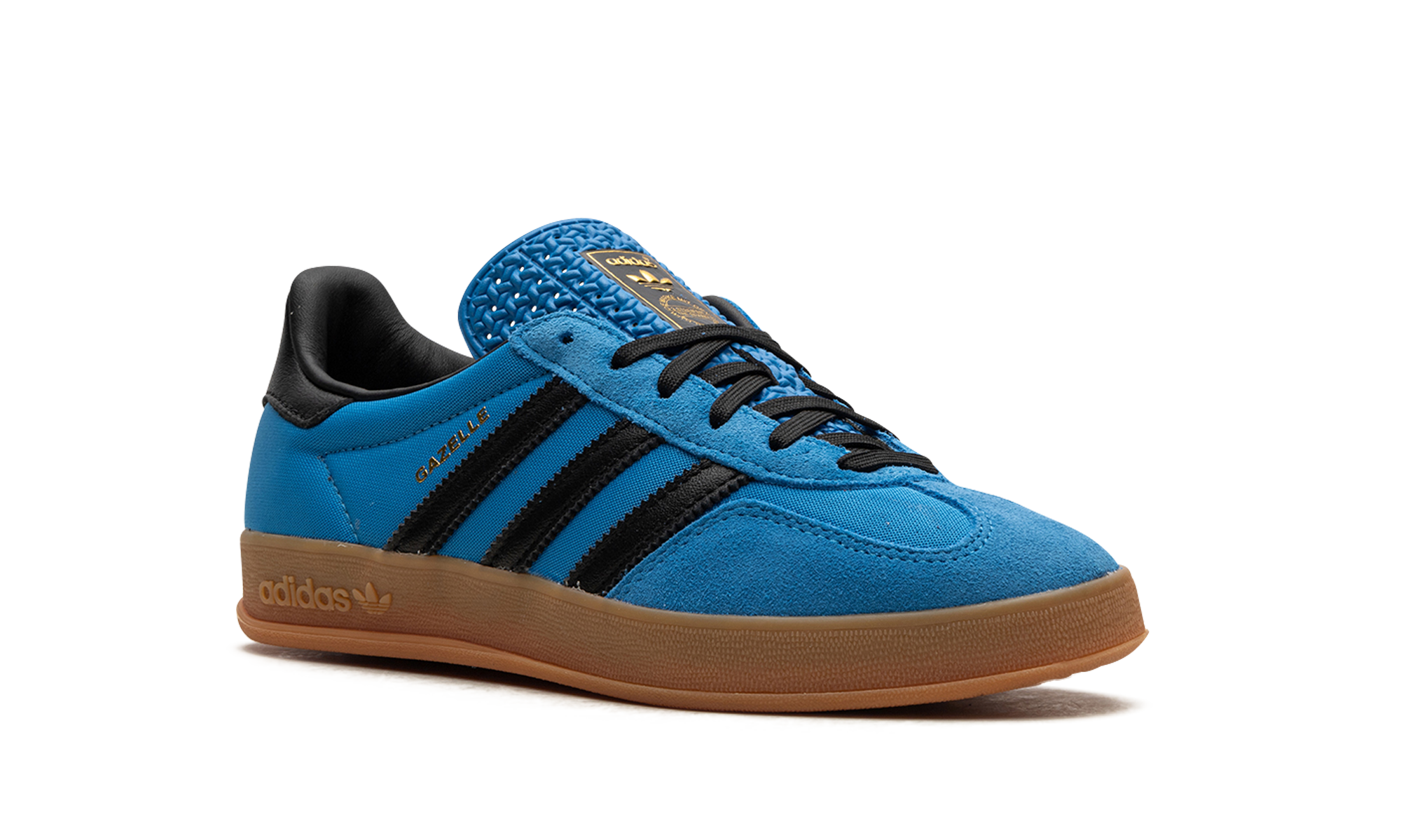 Adidas Gazelle Indoor Bright Blue Black Gum